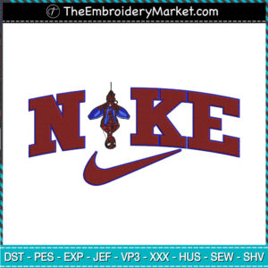 Nike Spider Man Embroidery Designs File, Spider Man Machine Embroidery Designs, Embroidery PES DST JEF Files Instant Download